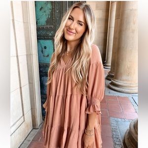 Mustard Seed tiered dress